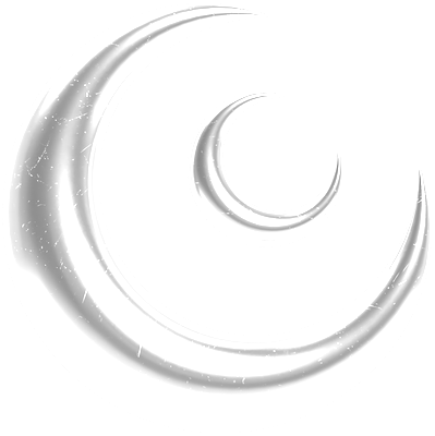 3D Y2K Crescent Moons