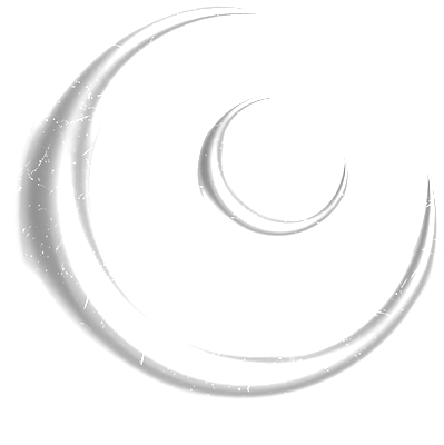 3D Y2K Crescent Moons